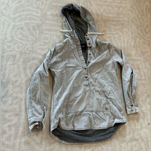 Burton Women’s Gray Insulated Pullover Hoodie - Size M
